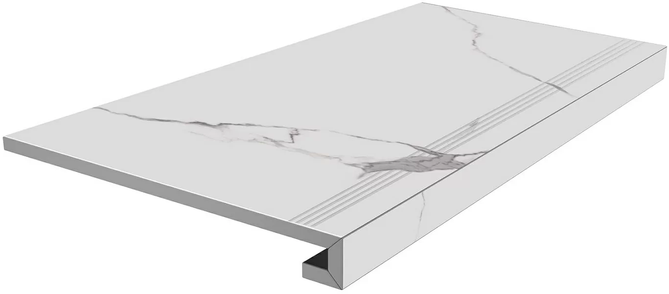 Ступени kerama marazzi sg849992r\gcf клееная Монте Тиберио белый лаппатированный 33x80
