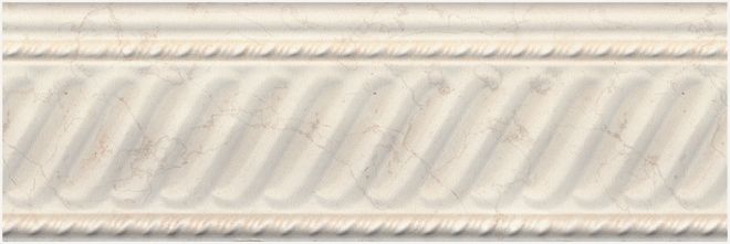 Керамическая плитка Бордюр Белгравия беж обрезной 10x30