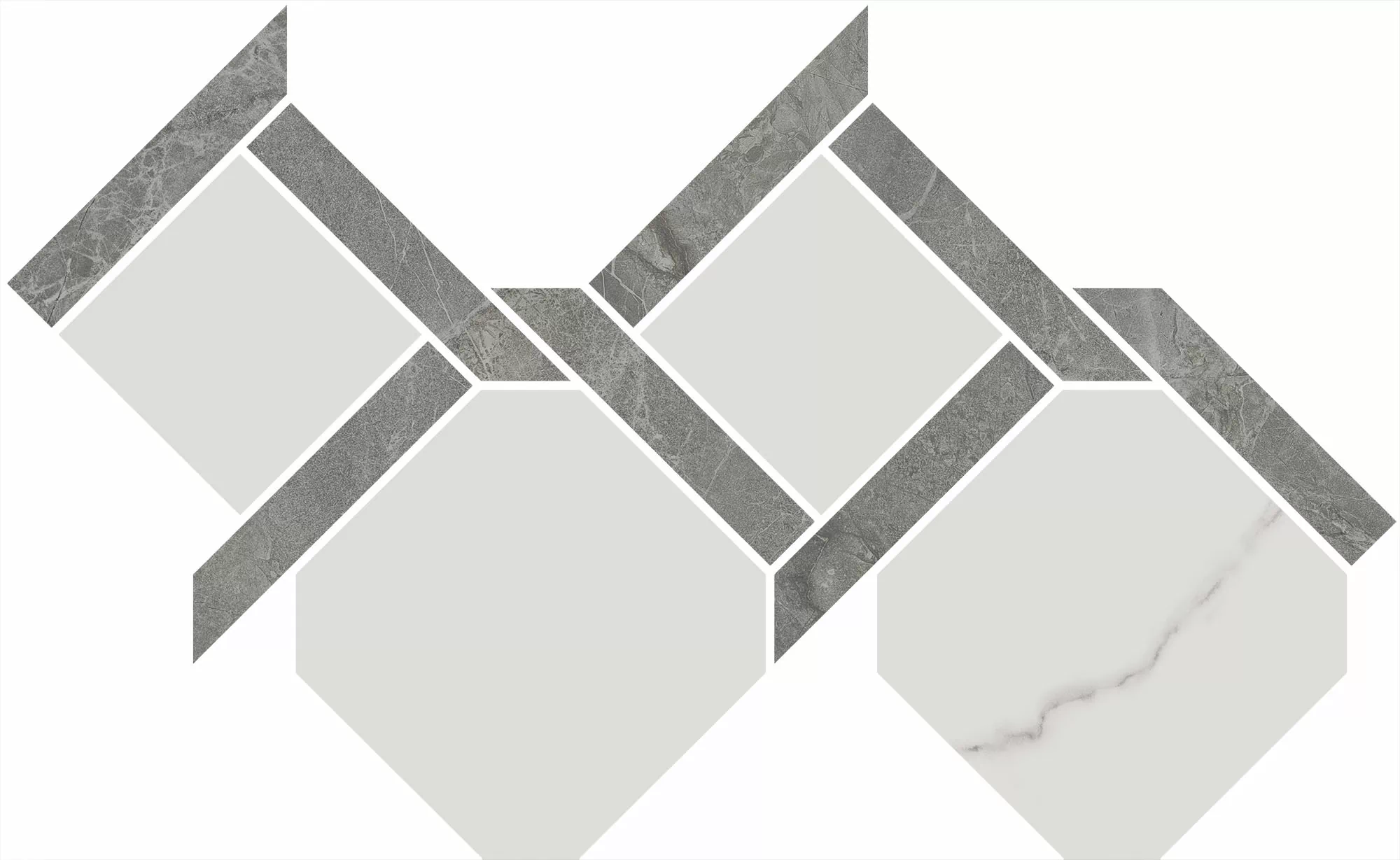 Керамическая плитка Декор kerama marazzi id167 Риальто 3 наборный лаппатированный 29.5x48