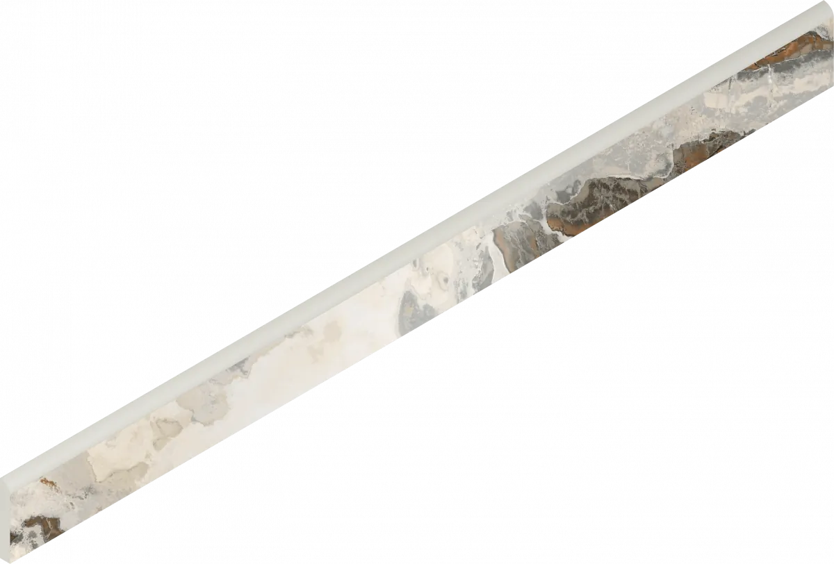 Плинтус Италон Магма Довер Тайгер 610130001625 белый 7.2x80