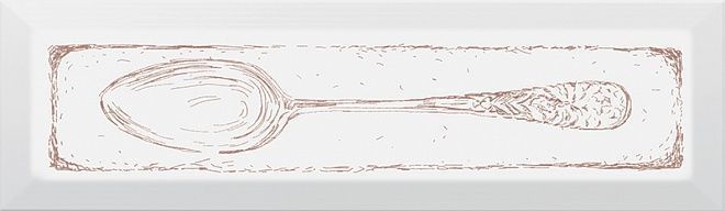 Фото Керама Марацци Декор Spoon карамель NT\C51\9001 8,5x28,5 белый