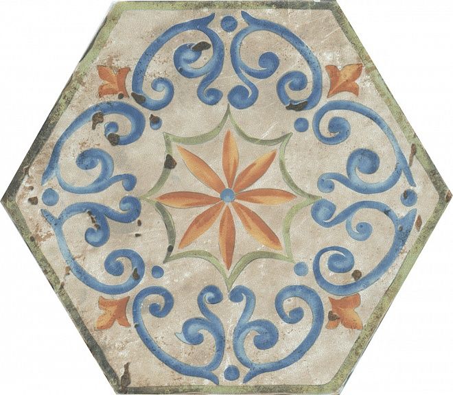 Керамическая плитка декор виченца майолика hgd\a158\23000 20x23,1