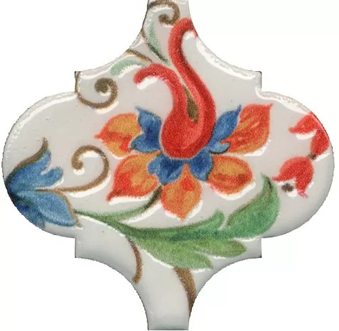 Керамическая плитка Декор kerama marazzi vt\a583\65000 Арабески Тоскана 7 глянцевый 6.5x6.5