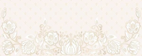 Керамическая плитка aurelia royal flores crema 20,1x50,5