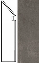 Керамогранит boost smoke battiscopa sag.sx 7,2x30