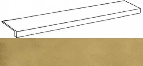 Ступени Континуум Брасс Голд ступ. фронт 33x160