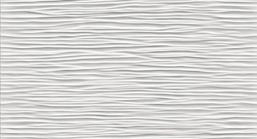 Керамическая плитка 3d wave white matt 30,5x56