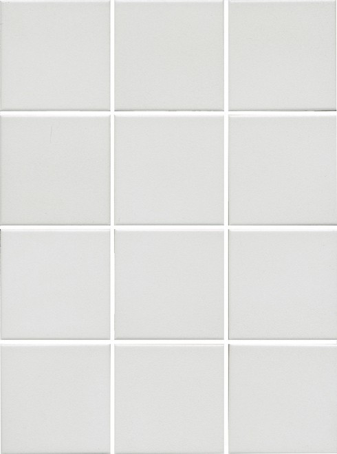 Керамическая плитка Агуста белый из 12 частей 9,8x9,8