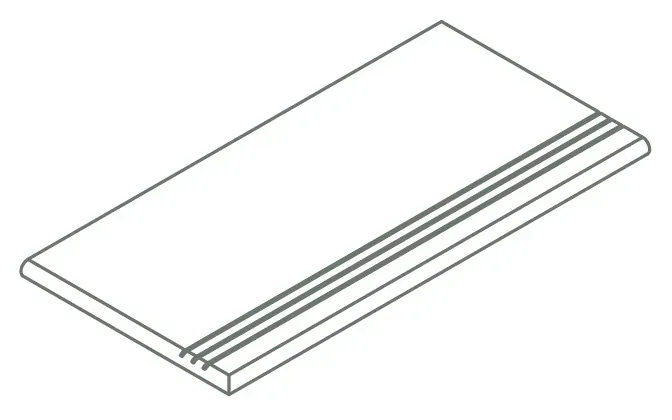 Ступени Италон Магма Фог закругленная Грип левая 620040000249 серый 30x120
