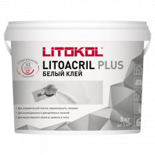 Дисперсионный клей белого цвета LITOACRIL PLUS