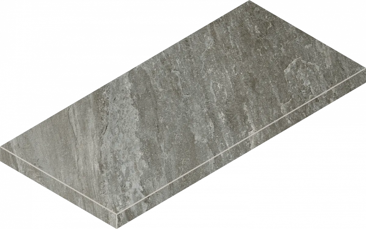 Ступени Италон Магма Фог Грип угловая левая 620070002973 серый 33x60