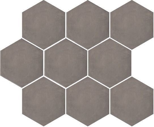 Керамогранит Тюрен коричневый, полотно 37х31 из 9 частей 12х10,4 10,4x12