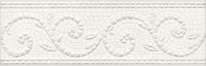 Керамическая плитка Бордюр Борсари орнамент обрезной 8x25