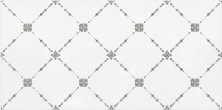 Керамическая плитка Декор alma ceramica Брента dwu09brt004 белый 24.9x50