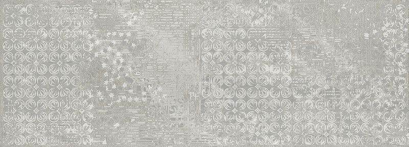 Керамическая плитка trevi decor grey ornato 25,1x70,9