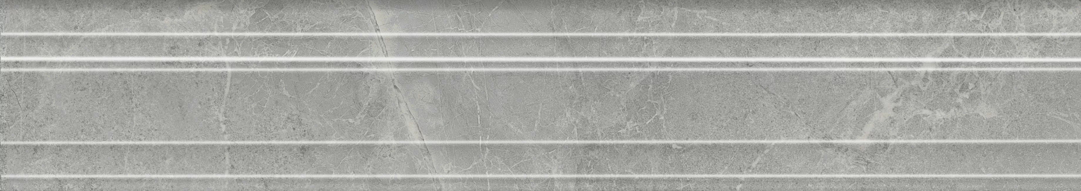 Керамическая плитка Бордюр kerama marazzi blf021r Багет Риальто дымчатый глянцевый обрезной 7.3x40