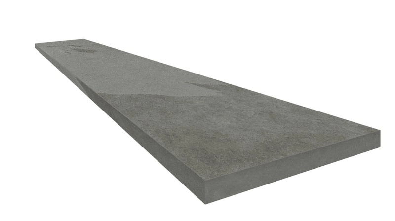 Ступени coliseumgres Ардезия Грэй угловая правая 620070002379 серый 33x120