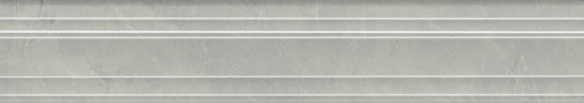 Керамическая плитка Бордюр kerama marazzi blf022r Багет Риальто серый светлый глянцевый обрезной 7.3x40