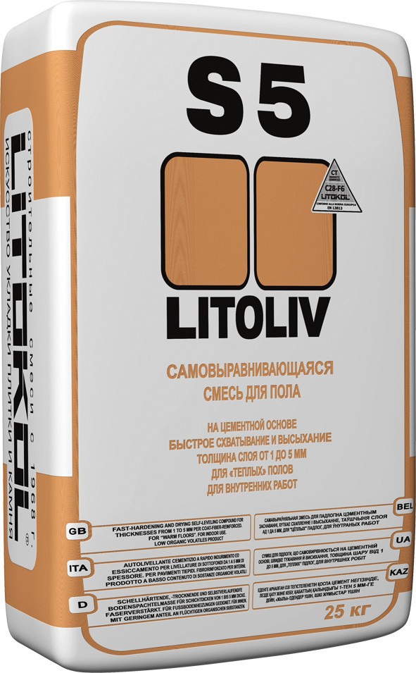 Самонивелирующаяся смесь LITOLIV S5