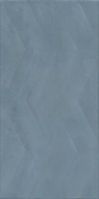 Керамическая плитка Онда структура синий обрезной 30x60