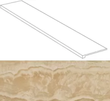 Ступени marvel gold onyx scalino lap. 150 33x150