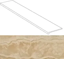 Ступени Марвел gold Оникс scalino lap. 150 33x150