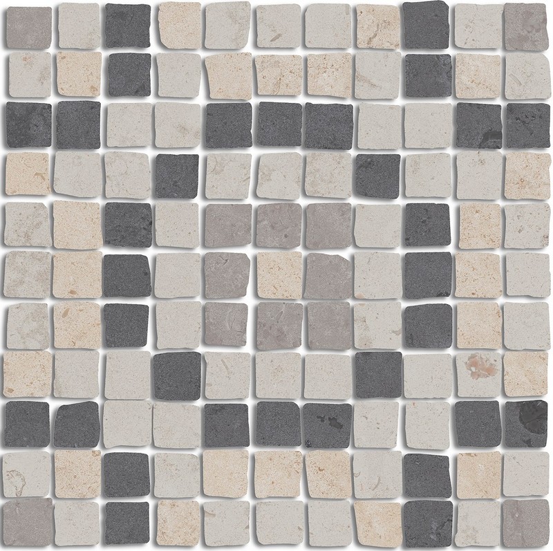 Керамическая плитка Декор kerama marazzi mbs007 Про Лаймстоун Спакко 1 мозаичный матовый 20x20