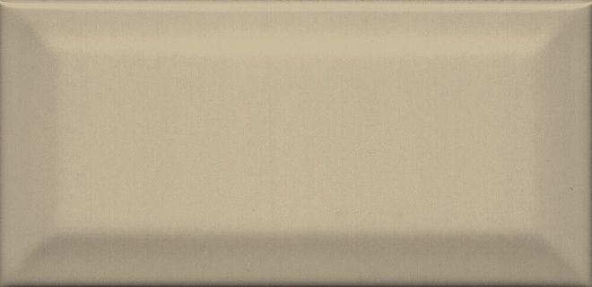 Керамическая плитка клемансо беж тёмный грань 7,4x15