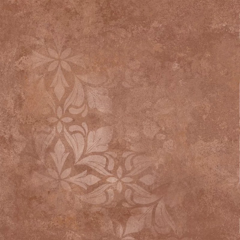 Керамогранит kerama marazzi km4040g0071n Хадду красный матовый декорированный 40.2x40.2