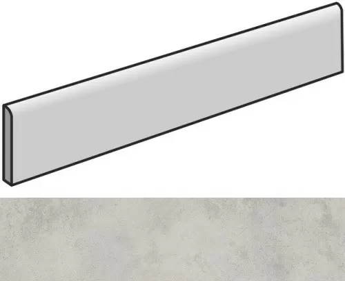 Керамогранит МИЛЛЕНИУМ СИЛЬВЕР ПЛИНТУС 610130004207 7.2x80