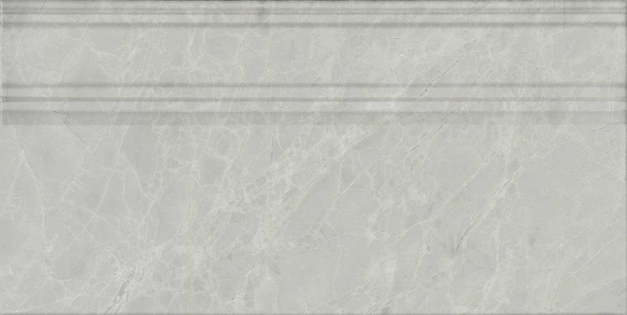Плинтус kerama marazzi fme027r Риальто серый светлый глянцевый обрезной 20x40