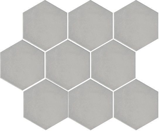 Керамогранит Тюрен серый, полотно 37х31 из 9 частей 12х10,4 10,4x12