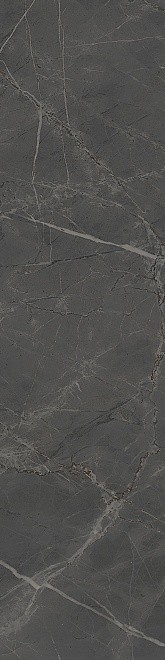Керамогранит Буонарроти серый темный обрезной 15x60