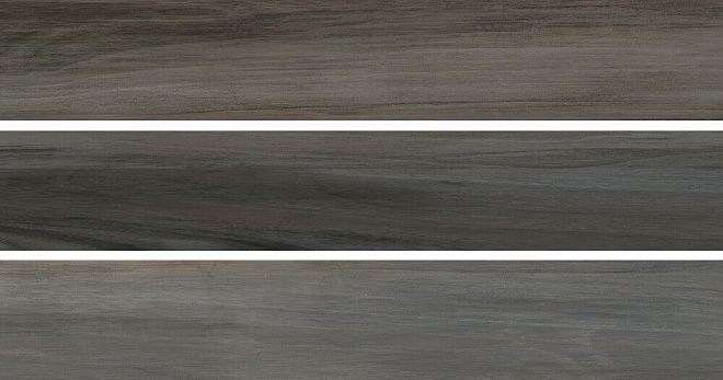 Керамогранит Ливинг Вуд серый темный обрезной 9,6x60