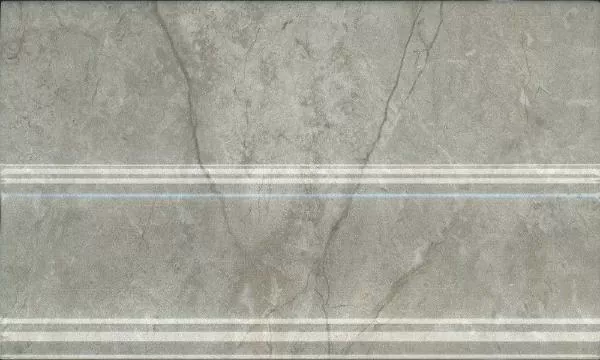 Плинтус kerama marazzi fmb033 Кантата серый светлый глянцевый 15x25