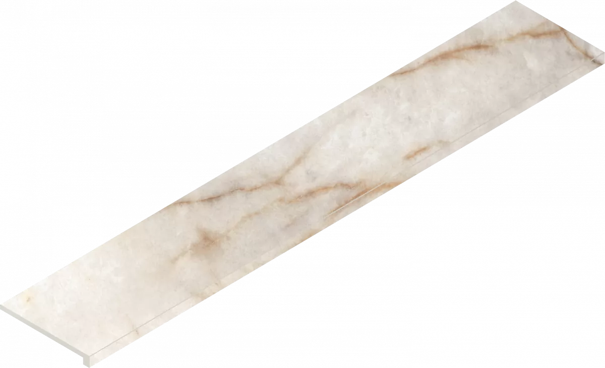 Ступени Италон Стелларис Кристал Пьюр фронтальная 620070002615 бежевый 33x160