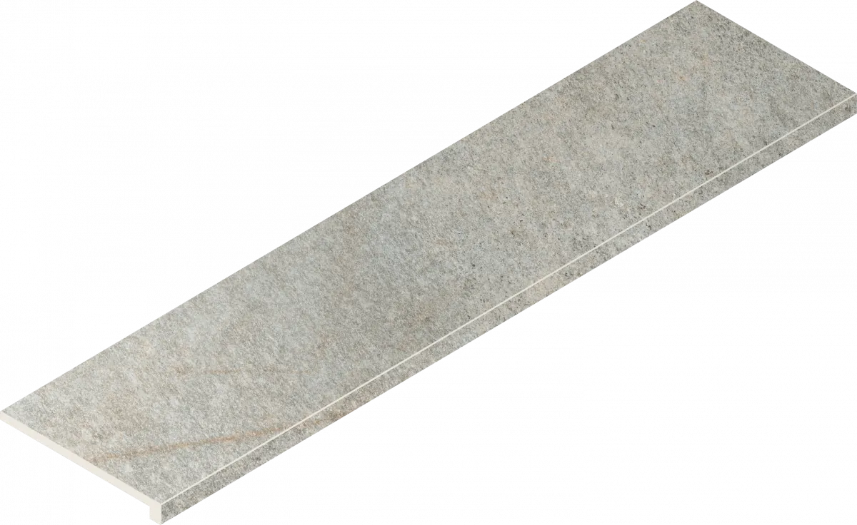 Ступени Италон Магма Сильвер угловая правая 620070002982 серый 33x120