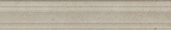 Керамическая плитка Бордюр Багет Монсеррат бежевый светлый обрезной 7.3x40