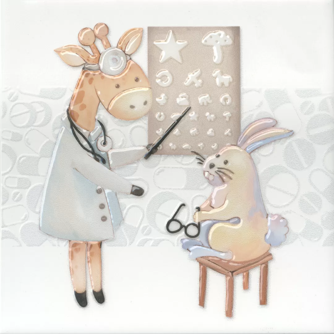 Керамическая плитка Декор kerama marazzi vt\a504\5009 Айболит 4 20x20