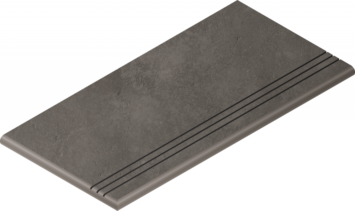 Ступени black gradino round grip 30x60 sx 30x60