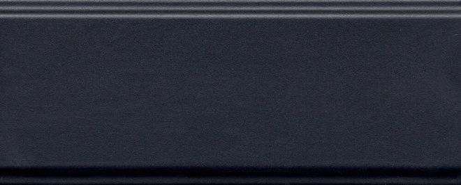 Керамическая плитка Бордюр Тропикаль чёрный обрезной bda013r 12x30