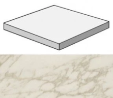 Atlas Concorde MARVEL Royal Calacatta Scalino Ang. Lap. белый 