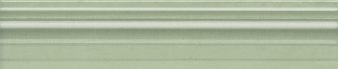 Керамическая плитка Бордюр Багет Левада зеленый светлый 5,5x25