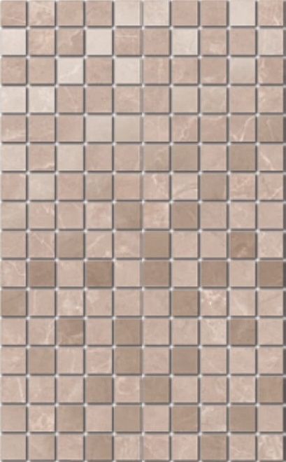 Керамическая плитка Декор Гран Пале беж мозаичный 25x40