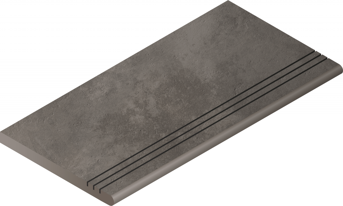 Ступени black gradino round grip 30x60 30x60