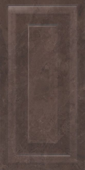 Керамическая плитка Версаль коричневый панель обрезной 30x60