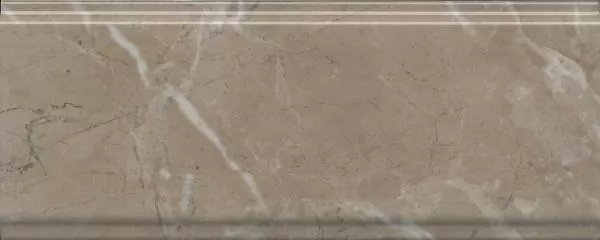 Керамическая плитка Бордюр kerama marazzi bda027r Серенада бежевый темный глянцевый обрезной 12x30