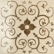 Керамогранит шарм крим вст.букей люкс 59x59