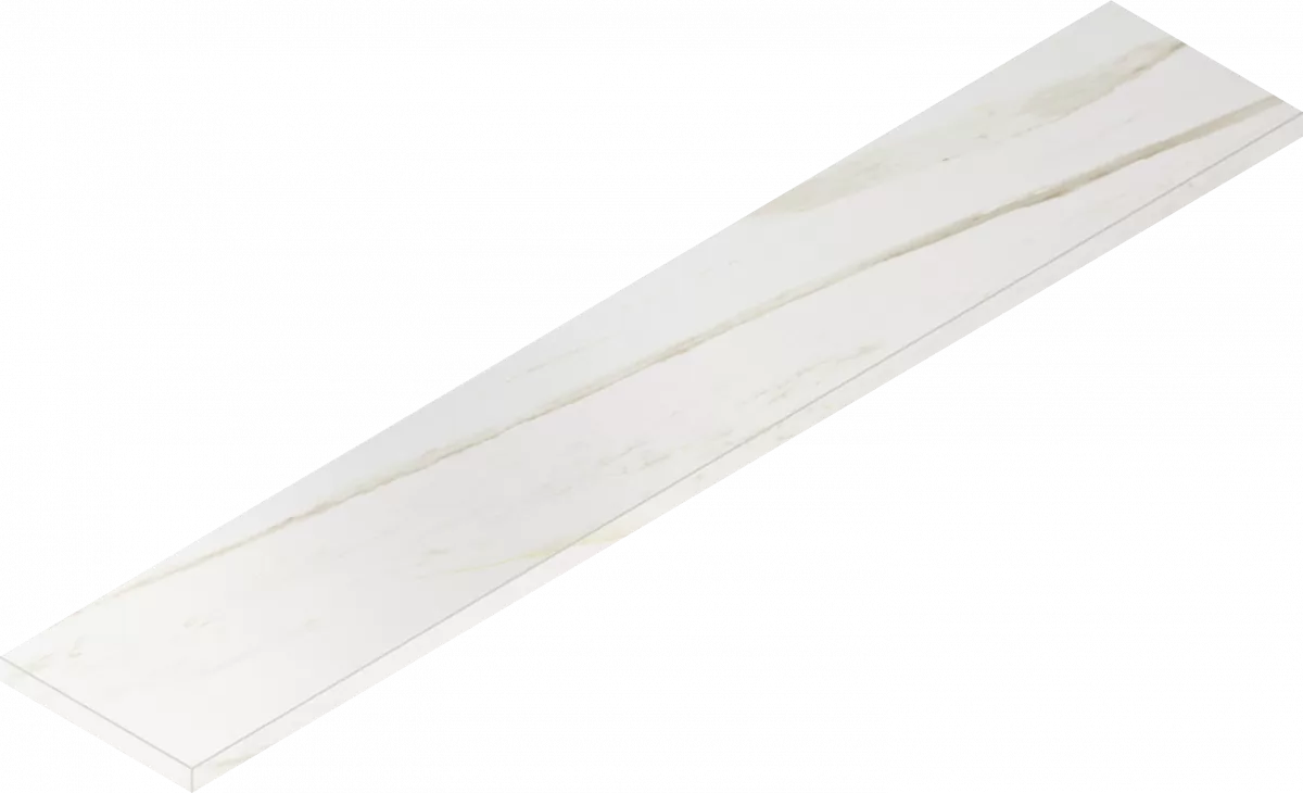 Ступени Италон Стелларис Каррара Айвори угловая левая 620070002632 белый 33x160