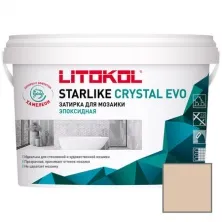 Прозрачная затирка для мозаики Литокол STARLIKE CRYSTAL EVO 2.5кг S.825 Beige Havana
